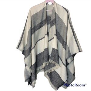 bohemian wrap poncho top 